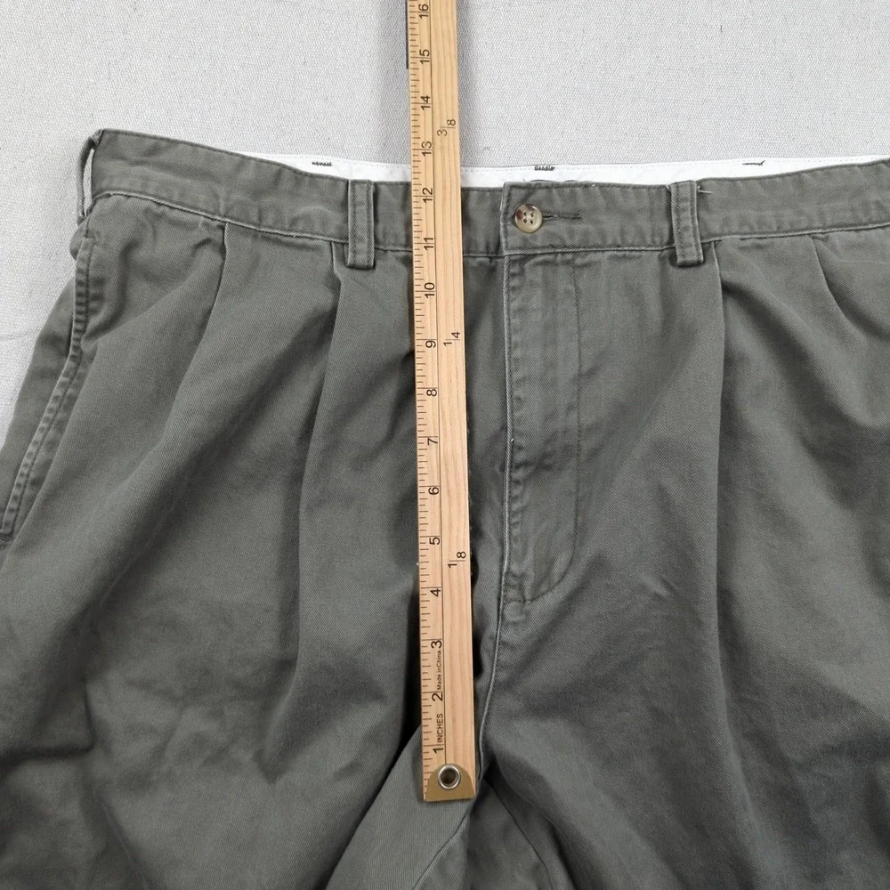 Vintage Polo Jeans Co Pants‎ Mens 38x30 Khaki Pleated Preppy Ralph Lauren